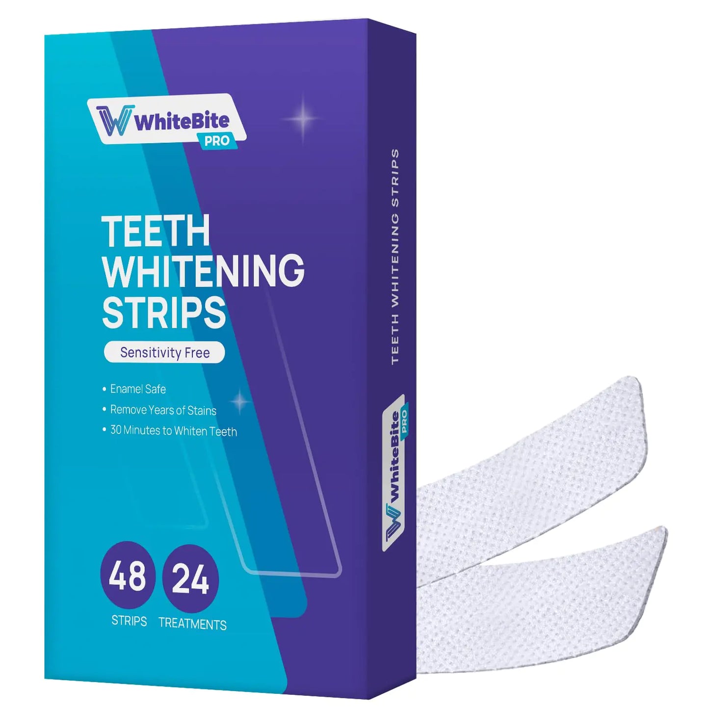 Whitebite Pro Teeth Whitening Strips - Blue
