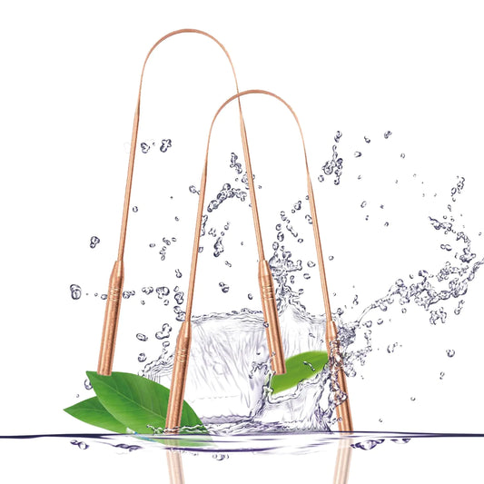 100% Copper Tongue Scraper (2 Pack)